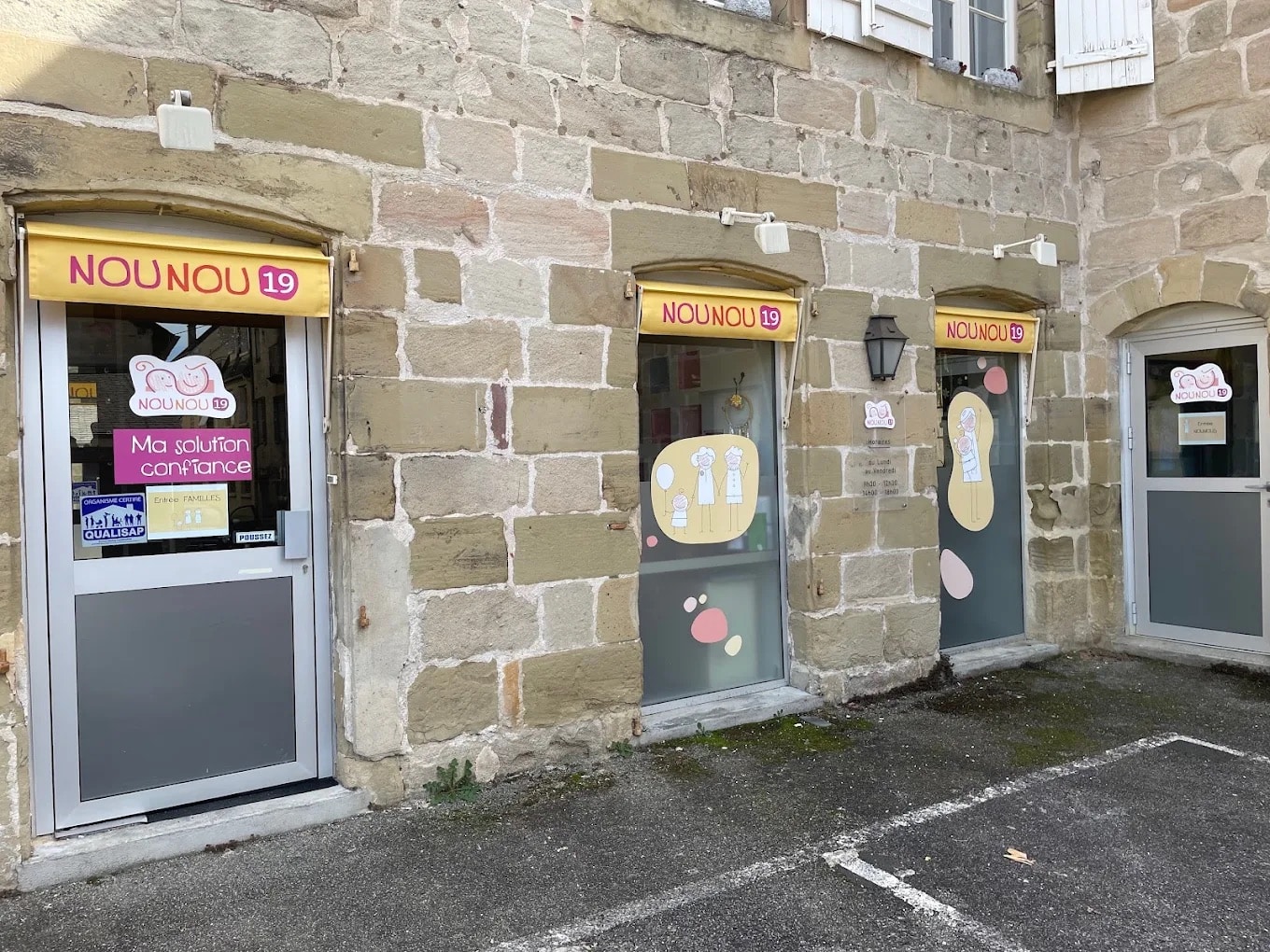 Façade de l’agence NOUNOU 19 à Brive-la-Gaillarde
